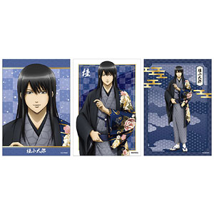 銀魂 描き下ろし 桂小太郎 片面花柄和装ver. ブロマイド3枚セット