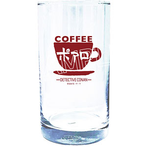 名探偵コナン 喫茶ポアロシリーズ グラス エプロンロゴ