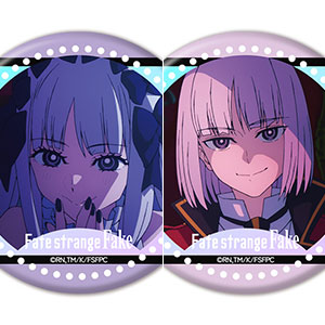 TVアニメ『Fate/strange Fake』 オーロラ缶バッジ2個セット フランチェスカ・プレラーティ＆真キャスター