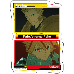 TVアニメ『Fate/strange Fake』 ダイカットステッカー セイバー＆アーチャー