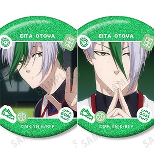 TVアニメ『ブルーロック』 糸師凛 場面写グリッター缶バッジ2個セット