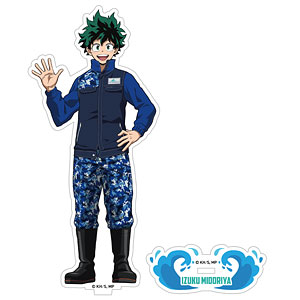 アニメ『僕のヒーローアカデミア』 描き下ろしアクリルスタンド 緑谷出久 海の生きものたちと一緒にPLUS ULTRA