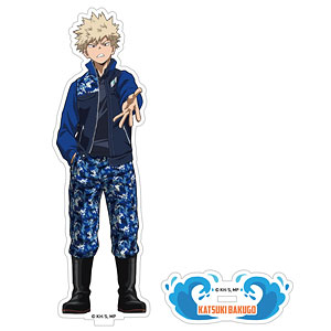 アニメ『僕のヒーローアカデミア』 描き下ろしアクリルスタンド 爆豪勝己 海の生きものたちと一緒にPLUS ULTRA