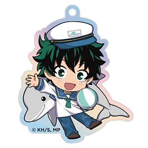 アニメ『僕のヒーローアカデミア』 オーロラアクリルキーホルダー 緑谷出久 海の生きものたちと一緒にPLUS ULTRA