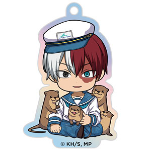 アニメ『僕のヒーローアカデミア』 オーロラアクリルキーホルダー 轟焦凍 海の生きものたちと一緒にPLUS ULTRA