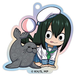 アニメ『僕のヒーローアカデミア』 オーロラアクリルキーホルダー 蛙吹梅雨 海の生きものたちと一緒にPLUS ULTRA