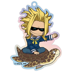 アニメ『僕のヒーローアカデミア』 オーロラアクリルキーホルダー オールマイト 海の生きものたちと一緒にPLUS ULTRA