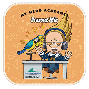 アニメ『僕のヒーローアカデミア』 ハンドタオル プレゼント・マイク 海の生きものたちと一緒にPLUS ULTRA