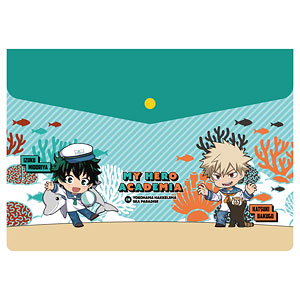 アニメ『僕のヒーローアカデミア』 エンベロープケース 緑谷出久＆爆豪勝己 海の生きものたちと一緒にPLUS ULTRA
