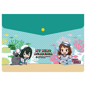 アニメ『僕のヒーローアカデミア』 エンベロープケース 麗日お茶子＆蛙吹梅雨 海の生きものたちと一緒にPLUS ULTRA