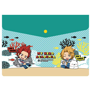 アニメ『僕のヒーローアカデミア』 エンベロープケース 切島鋭児郎＆上鳴電気 海の生きものたちと一緒にPLUS ULTRA