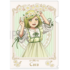 とんがり帽子のアトリエ クリアファイル ココ ドレスアップ＆フラワーver