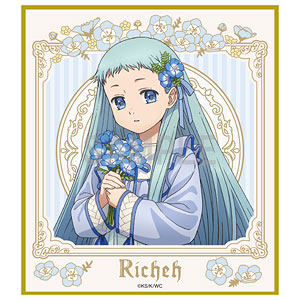 とんがり帽子のアトリエ ミニ色紙 リチェ ドレスアップ＆フラワーver