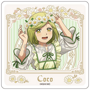 とんがり帽子のアトリエ アクリルコースター ココ ドレスアップ＆フラワーver