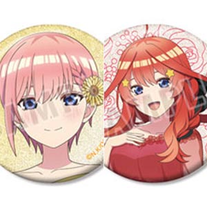 五等分の花嫁* 描き下ろし ハーバリウムver. トレーディンググリッター缶バッジ 10個入りBOX
