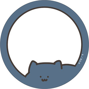 57mm缶デコカバー「お文具といっしょ」10/猫さん ごろごろver.(描き下ろしイラスト)