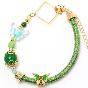 "Yes! Pretty Cure 5 GoGo!" 3-Way Natural Stone Bracelet - Komachi Akimoto (Cure Mint)