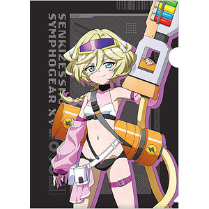 [戦姫絶唱シンフォギアXV]描き下ろしクリアファイル(キャロル/サイバーミリタリー)