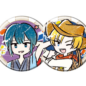 缶バッジ「地政学ボーイズ ～国がサラリーマンになって働く会社～」02/グラフアートイラスト 5個入りBOX