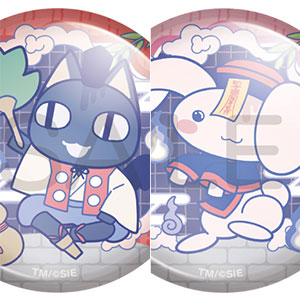どこでもいっしょ おばけといっしょ 缶バッジセット 〈クロ＆ジュン〉