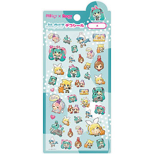 初音ミク&times;RODY ぷっクリアデコシール A