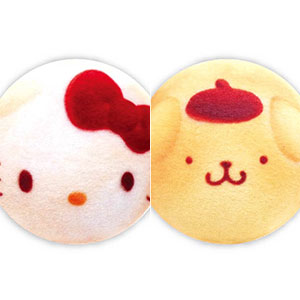 Sanrio Characters Tear-and-Share Bread Badges - Assorted Box of 30