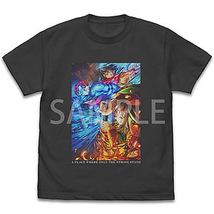 アニメ「鬼滅の刃」 炭治郎・義勇と猗窩座フルカラーTシャツ/SUMI-XL