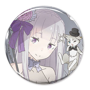 Re：ゼロから始める異世界生活 描き下ろし エミリア＆パック 65mm缶バッジ パーティードレスver.