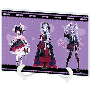 アクリルアートボード(A5サイズ)「東方Project」04/永琳＆優曇華院＆てゐ 病みかわいいver.(描き起こしイラスト)