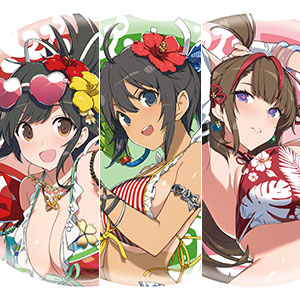 【限定販売】シノビマスター 閃乱カグラ NEW LINK 缶バッジ3個セット 画集描き下ろし水着Ver. [TOP]