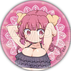 【限定販売】小林さんちのメイドラゴン 缶バッジ イルル 水着Ver. B