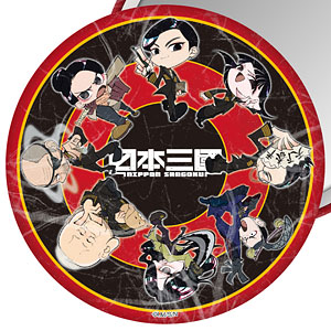 日本三國 和紙風缶ミラー A[清水産業]《08月予約》