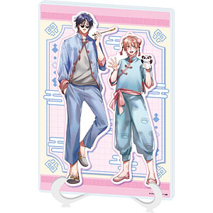 アクリルアートボード(A5サイズ)「ずるい男に拾われました」01/新藤葉月＆真(描き下ろしイラスト)