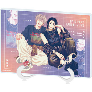 アクリルアートボード「フェアプレイ・フェアラバーズ」01/諏訪＆長峰(描き下ろしイラスト)