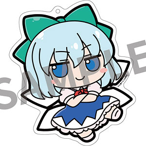 Touhou Project Fumo Fumo Acrylic Keychain 03 Fumo Fumo Cirno. Hisouten Soku Version. (Cirno Hisouten Soku)