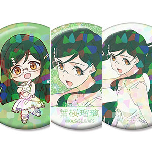 テレビアニメ『春夏秋冬代行者 春の舞』 祝月撫子 ホログラム缶バッジ3