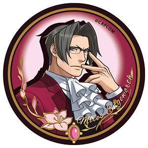 逆転裁判 75mmレリーフメタル缶バッジ 成歩堂龍一[KUMAGUZI]《07月仮