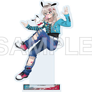 アクリルスタンド「ガールズバンドクライ&times;サンリオキャラクターズ」20/河原木桃香&times;ポチャッコ(コラボイラスト)