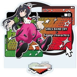 アクリルスタンド「ガールズバンドクライ&times;サンリオキャラクターズ」30/安和すばる&times;ハローキティ(コラボイラスト)