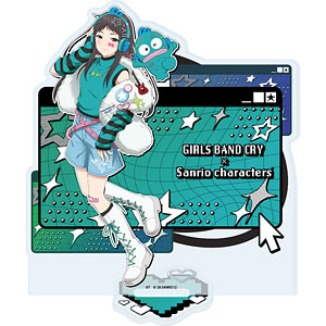 アクリルスタンド「ガールズバンドクライ&times;サンリオキャラクターズ」35/リン&times;ハンギョドン(コラボイラスト)
