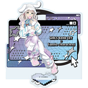 アクリルスタンド「ガールズバンドクライ&times;サンリオキャラクターズ」36/アイ&times;シナモロール(コラボイラスト)