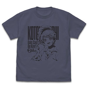 There are no otaku-friendly gyaru girls!? Kotoko Ijichi T-shirt/GRAYISH PURPLE-L