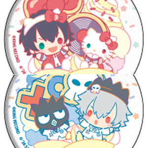 缶バッジ「ヒプノシスマイク SANRIO NAKAYOKU EDIT」03/コラボイラスト 9個入りBOX