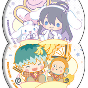缶バッジ「ヒプノシスマイク SANRIO NAKAYOKU EDIT」04/コラボイラスト 9個入りBOX