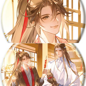 缶バッジ「大河幻想ラジオドラマ「魔道祖師」」03/デートver. 描き下ろしイラスト 6個入りBOX