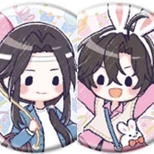 缶バッジ「大河幻想ラジオドラマ「魔道祖師」」04/デートver. グラフアートイラスト 8個入りBOX