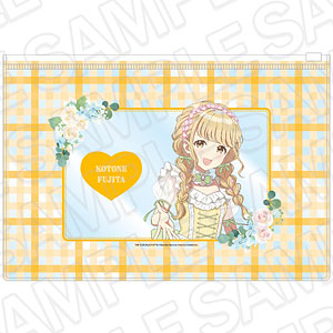 学園アイドルマスター クリアポーチ 藤田ことね floral dress ver.