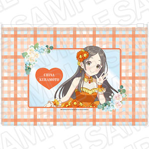 学園アイドルマスター クリアポーチ 倉本千奈 floral dress ver.
