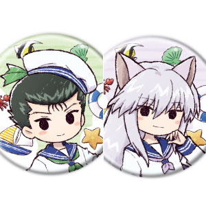 缶バッジ「幽☆遊☆白書」37/マリンver. グラフアートイラスト 5個入りBOX