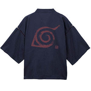 NARUTO-ナルト- 疾風伝 木ノ葉 甚平/紺-中(M～L)